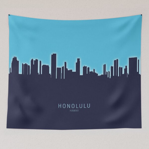 Item preview, Honolulu Hawaii Skyline designed and sold by ArtPrints.