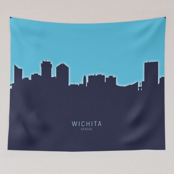 Item preview, Wichita Kansas Skyline designed and sold by ArtPrints.
