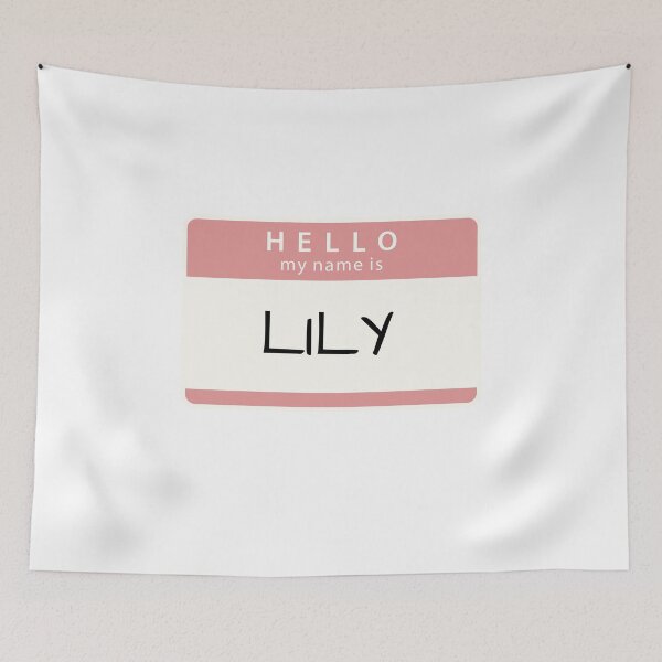 Item preview, Hello my name is Lily designed and sold by melbournegirl.