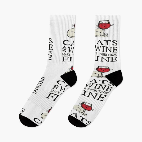 Item preview, Cats Make You Smile - Cats & Wine Make Everything Fine designed and sold by pinkycherry.