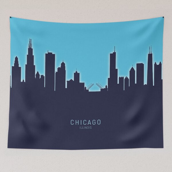 Item preview, Chicago Illinois Skyline designed and sold by ArtPrints.