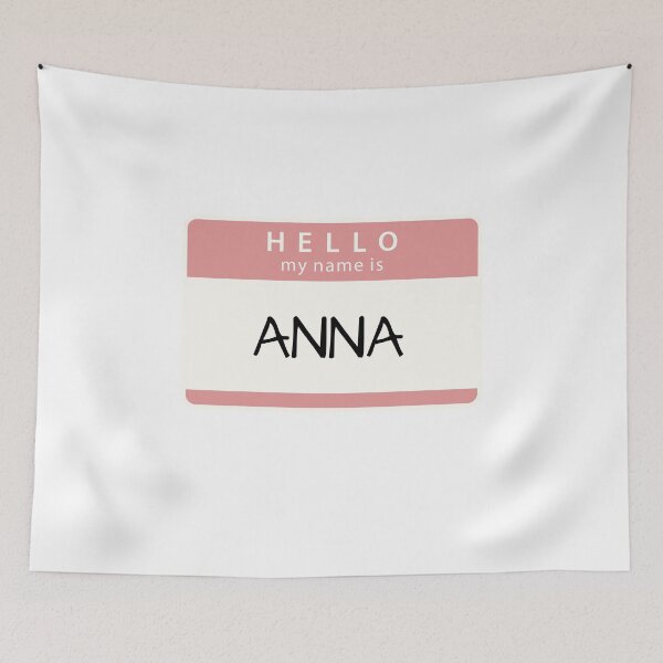 Item preview, Hello my name is Anna designed and sold by melbournegirl.