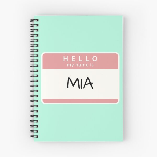 Item preview, Hello my name is Mia designed and sold by melbournegirl.