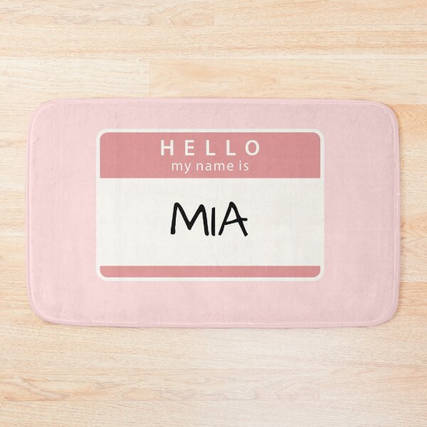 Item preview, Hello my name is Mia designed and sold by melbournegirl.