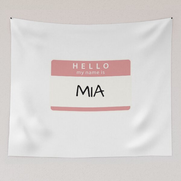 Item preview, Hello my name is Mia designed and sold by melbournegirl.