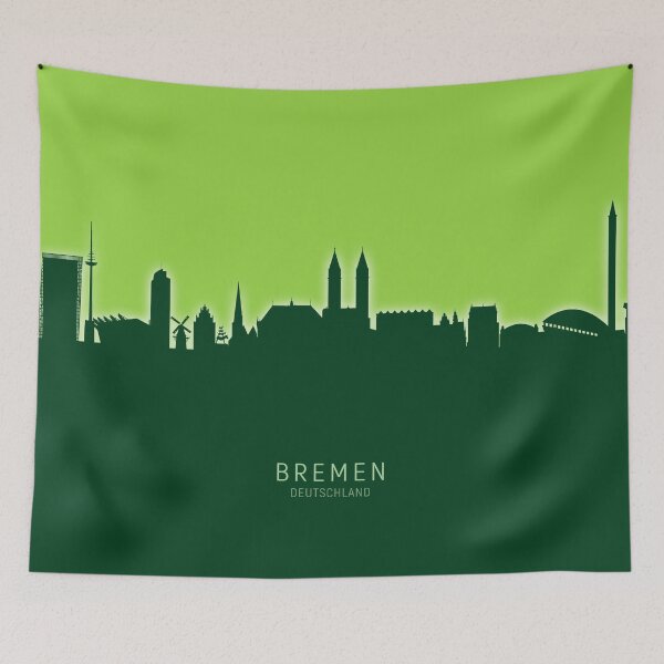 Artikelvorschau, Bremen Germany Skyline entworfen und verkauft von ArtPrints.