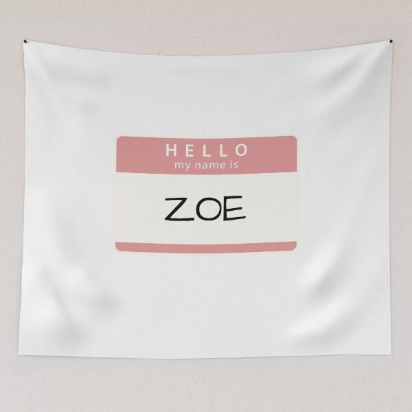 Item preview, Hello my name is Zoe designed and sold by melbournegirl.