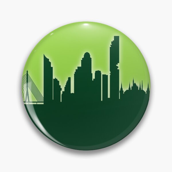 Item preview, Bangkok Thailand Skyline designed and sold by ArtPrints.