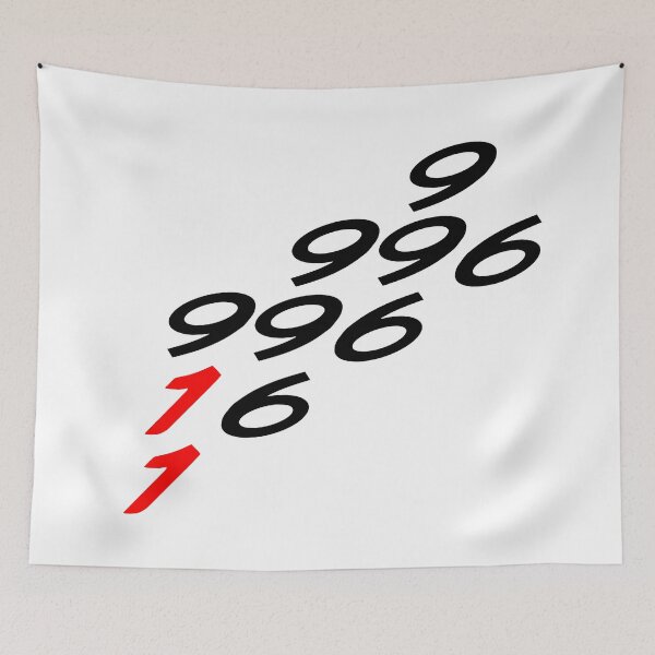 Item preview, Graphism 911 996 996 - Black designed and sold by Sylvain  VIAU.