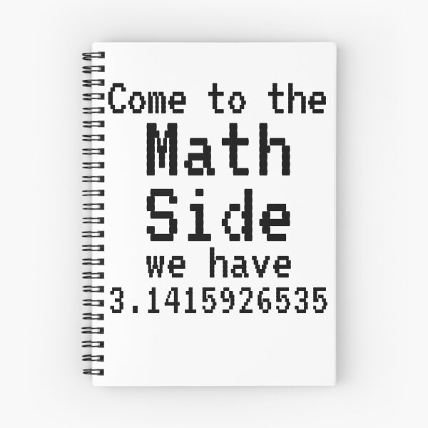 Item preview, Come to the Math Side We Have 3.1415926535 Pi Pun Math Joke designed and sold by TNDesignStudio.