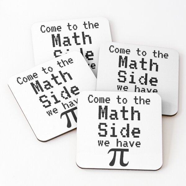 Item preview, Come to the Math Side We Have Pi Funny Pie Pun Math Joke designed and sold by TNDesignStudio.
