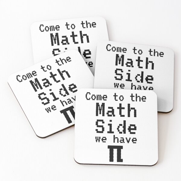 Item preview, Come to the Math Side We Have Pi Math Joke designed and sold by TNDesignStudio.