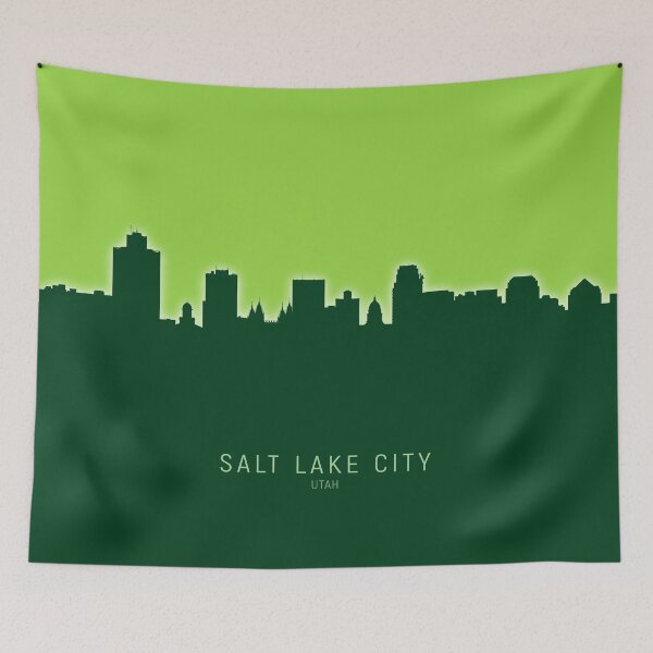 Item preview, Salt Lake City Utah Skyline designed and sold by ArtPrints.