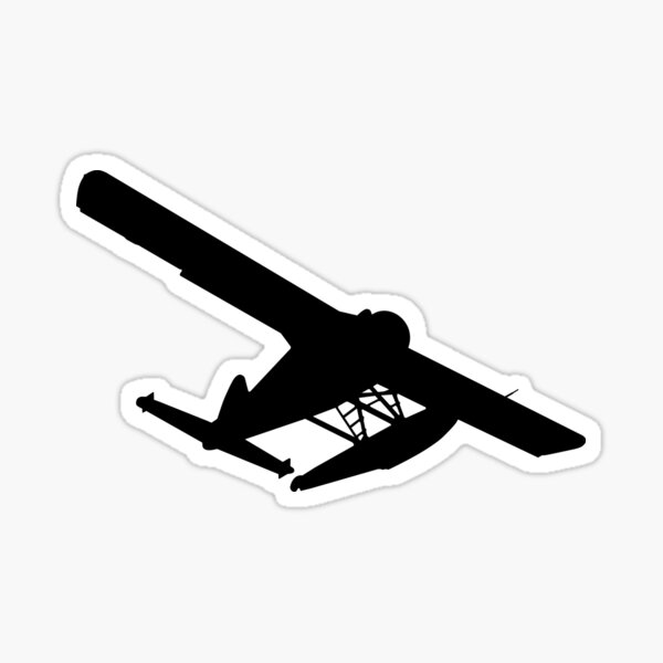 deHavilland DHC-2 Beaver silhouette Sticker