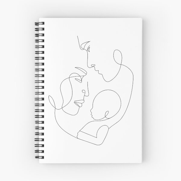 Item preview, Family one line  designed and sold by GemsLineArt.