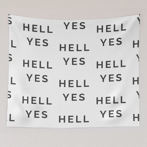 Item preview, Hell yes designed and sold by EnlightParis.
