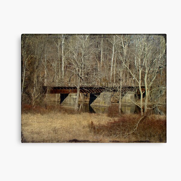 Item preview, Derelict Railroad Bridge - Green Lane Reservoir - Pennsylvania designed and sold by MotherNature.