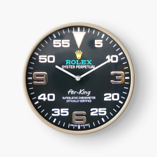 Black Dial Marked Symbol Perpetual AIR-KING Clock