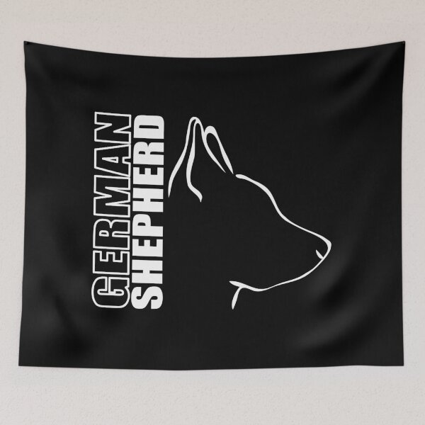 Item preview, GERMAN SHEPHERD - outline profile designed and sold by dogarts.