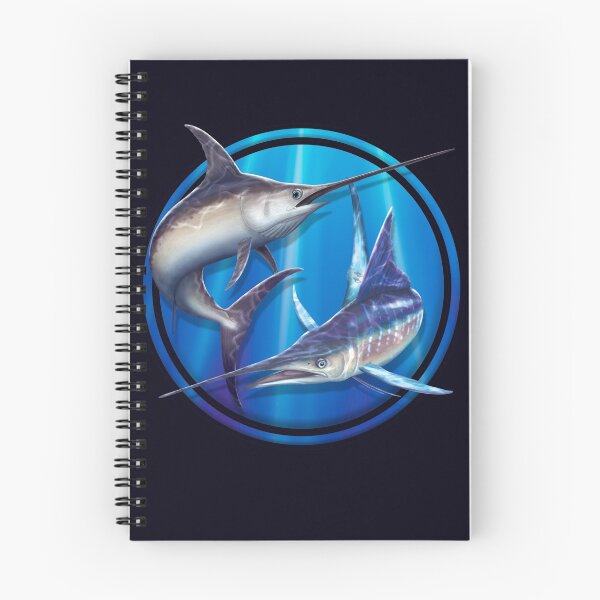 Item preview, Broadbill Swordfish & Striped Marlin designed and sold by David Pearce Marine Art.