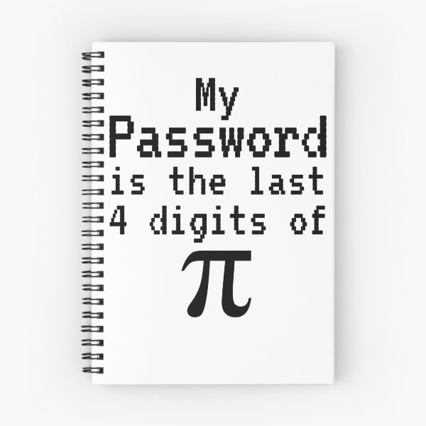 Item preview, Funny Math Joke My Password is the Last 4 Digits of Pi Math Joke designed and sold by TNDesignStudio.
