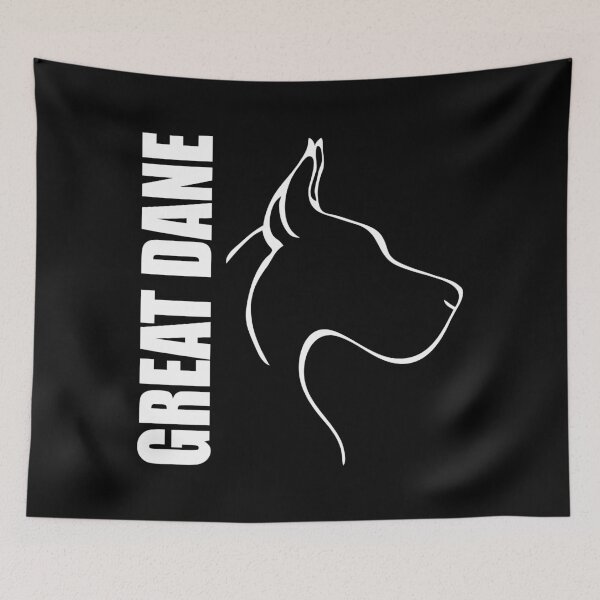 Item preview, Great Dane Great Dane dog canine profile designed and sold by dogarts.