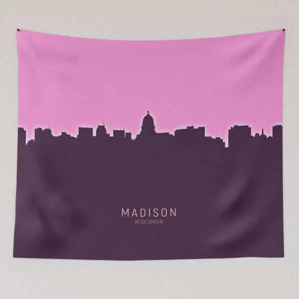 Artikelvorschau, Madison Wisconsin Skyline entworfen und verkauft von ArtPrints.
