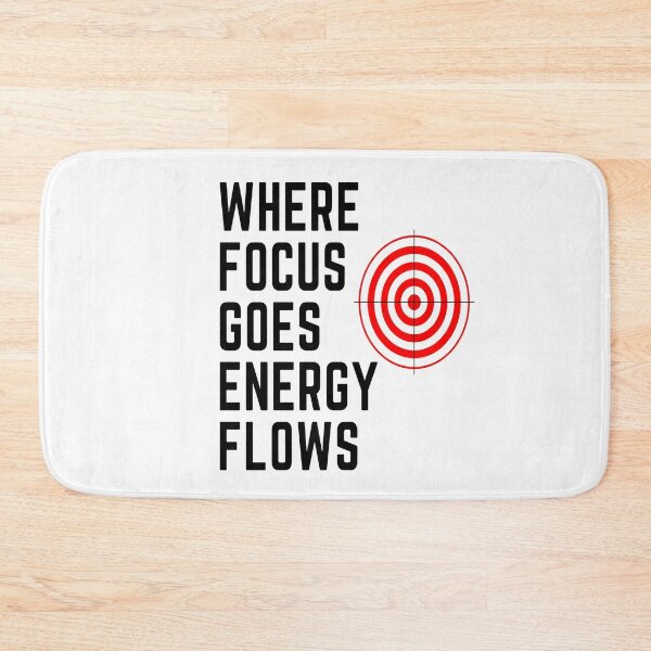 Item preview, Tony Robbins Motivation - Where Focus Goes Energy Flows designed and sold by pinkycherry.