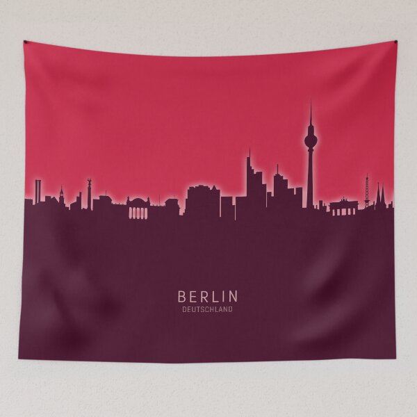 Item preview, Berlin Germany Skyline designed and sold by ArtPrints.