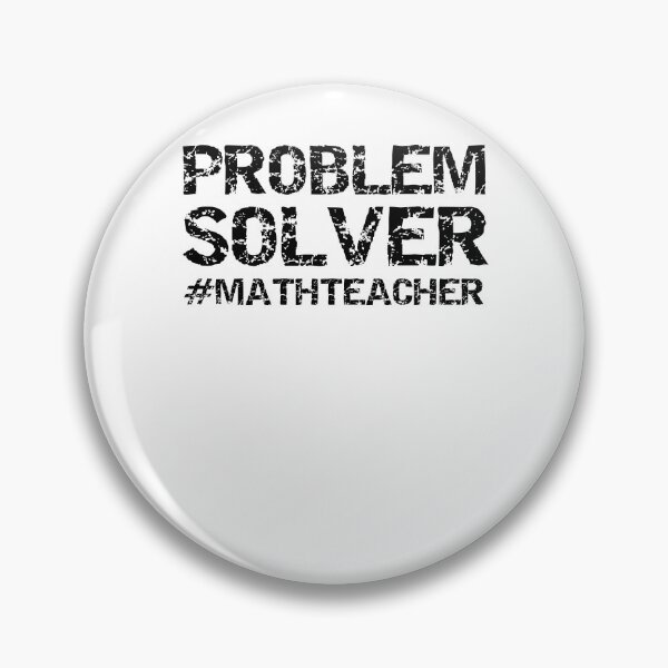 Item preview, Funny Problem Solver #MathTeacher Math Joke designed and sold by TNDesignStudio.