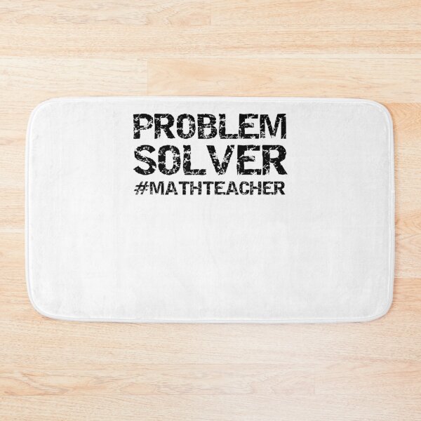 Item preview, Funny Problem Solver #MathTeacher Math Joke designed and sold by TNDesignStudio.