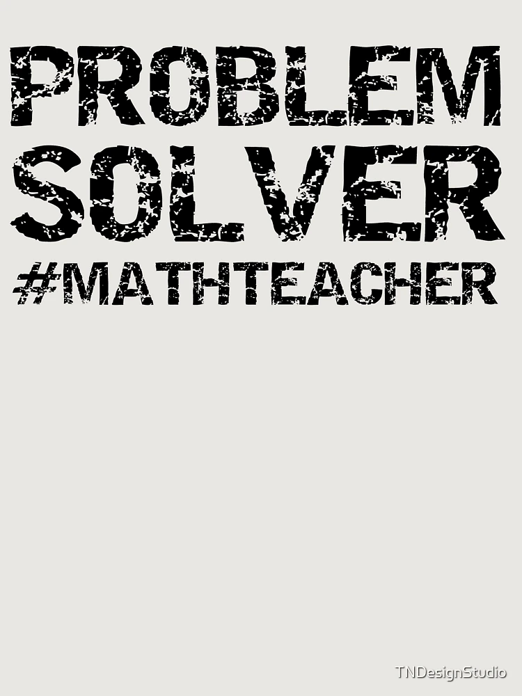 Thumbnail 6 of 6, Premium Oversized Sweatshirt, Funny Problem Solver #MathTeacher Math Joke designed and sold by TNDesignStudio.