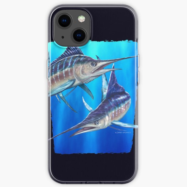 Striped Marlin iPhone Soft Case