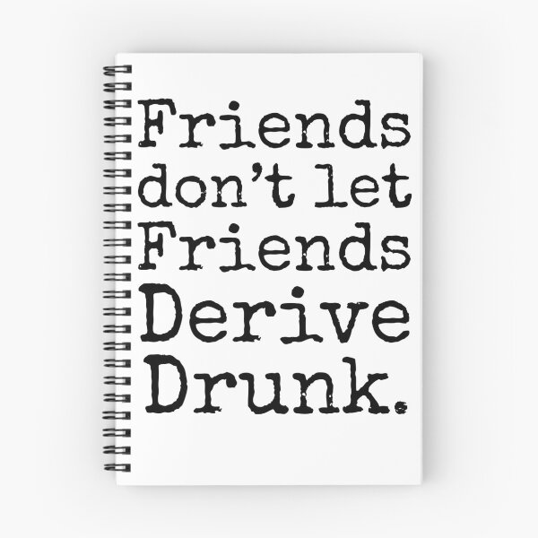 Item preview, Funny Pun Friends Don't Let Friends Derive Drunk. Math Joke designed and sold by TNDesignStudio.