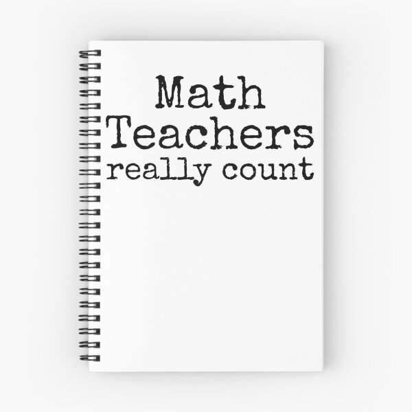 Item preview, Funny Pun Math Teachers Really Count Math Joke designed and sold by TNDesignStudio.