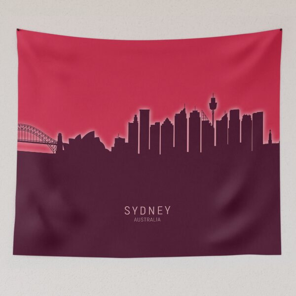 Item preview, Sydney Australia Skyline designed and sold by ArtPrints.