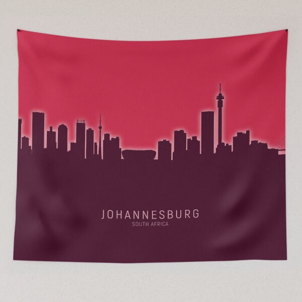 Item preview, Johannesburg South Africa Skyline designed and sold by ArtPrints.