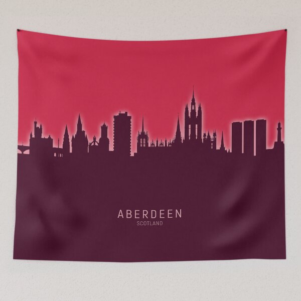 Artikelvorschau, Aberdeen Scotland Skyline entworfen und verkauft von ArtPrints.