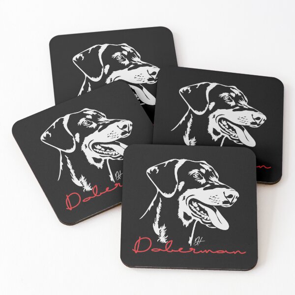 Item preview, Doberman Dog Canine Portrait designed and sold by dogarts.