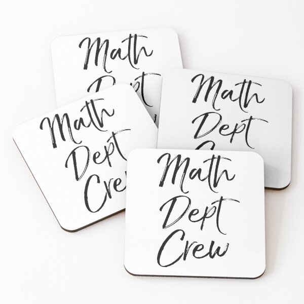 Item preview, Math Dept Crew Mathematics Department designed and sold by TNDesignStudio.