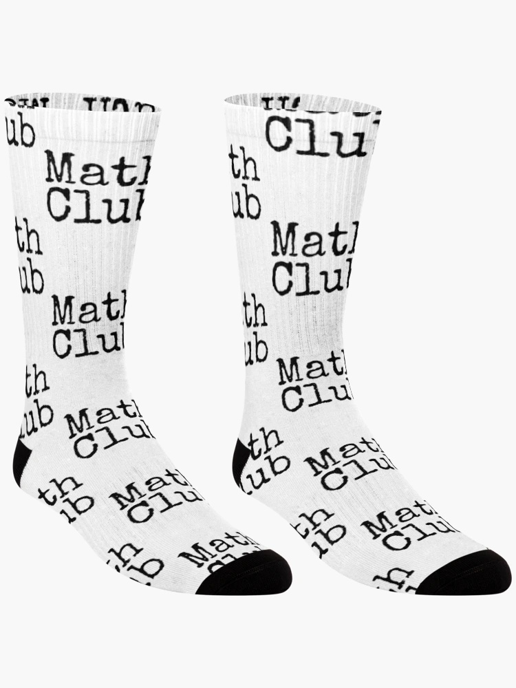 Thumbnail 3 of 5, Socks, Math Club Math Quote designed and sold by TNDesignStudio.