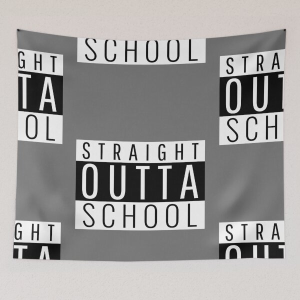 Item preview, Straight outta school! designed and sold by wydrenpng.