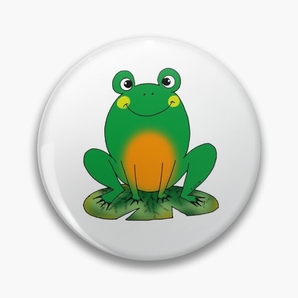 Item preview, Cute green frog cartoon designed and sold by CuteCartoon.