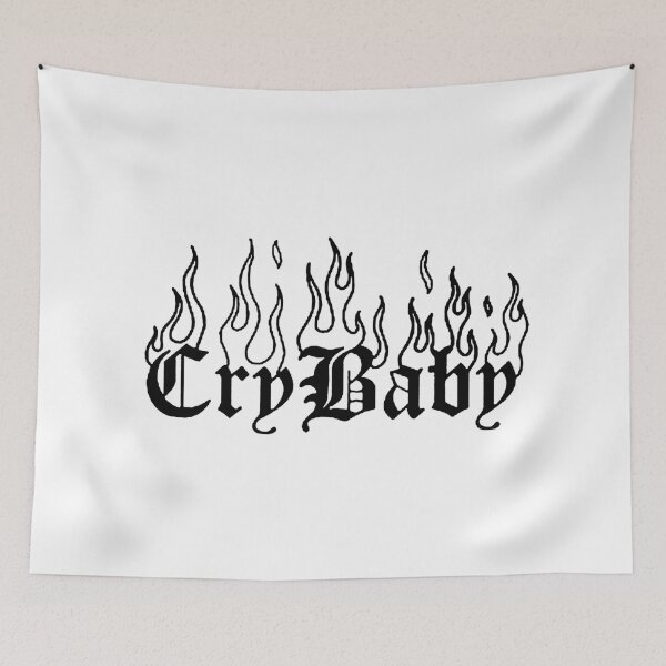 Item preview, Lil Peep Cry Baby Tattoo on Fire Original Design designed and sold by nmrkdesigns.