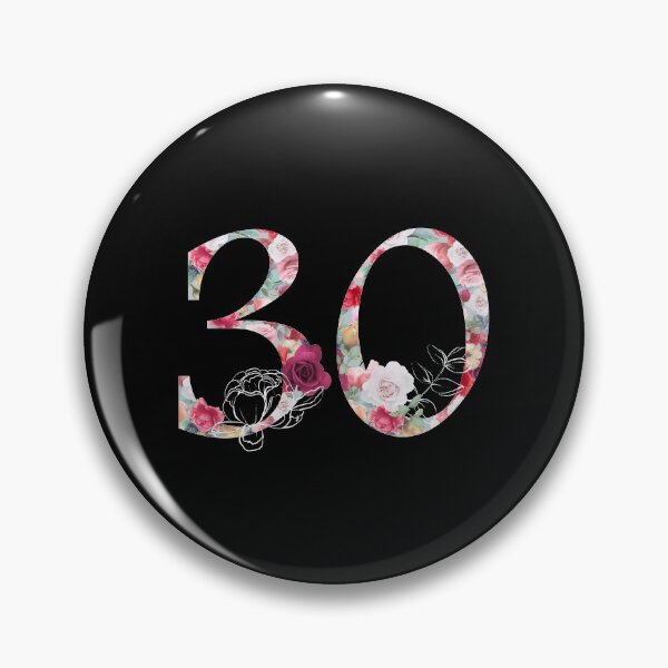 Item preview, Flower Number Thirty Spring Flower Bloom Celebrating 30 designed and sold by Space-Bug.