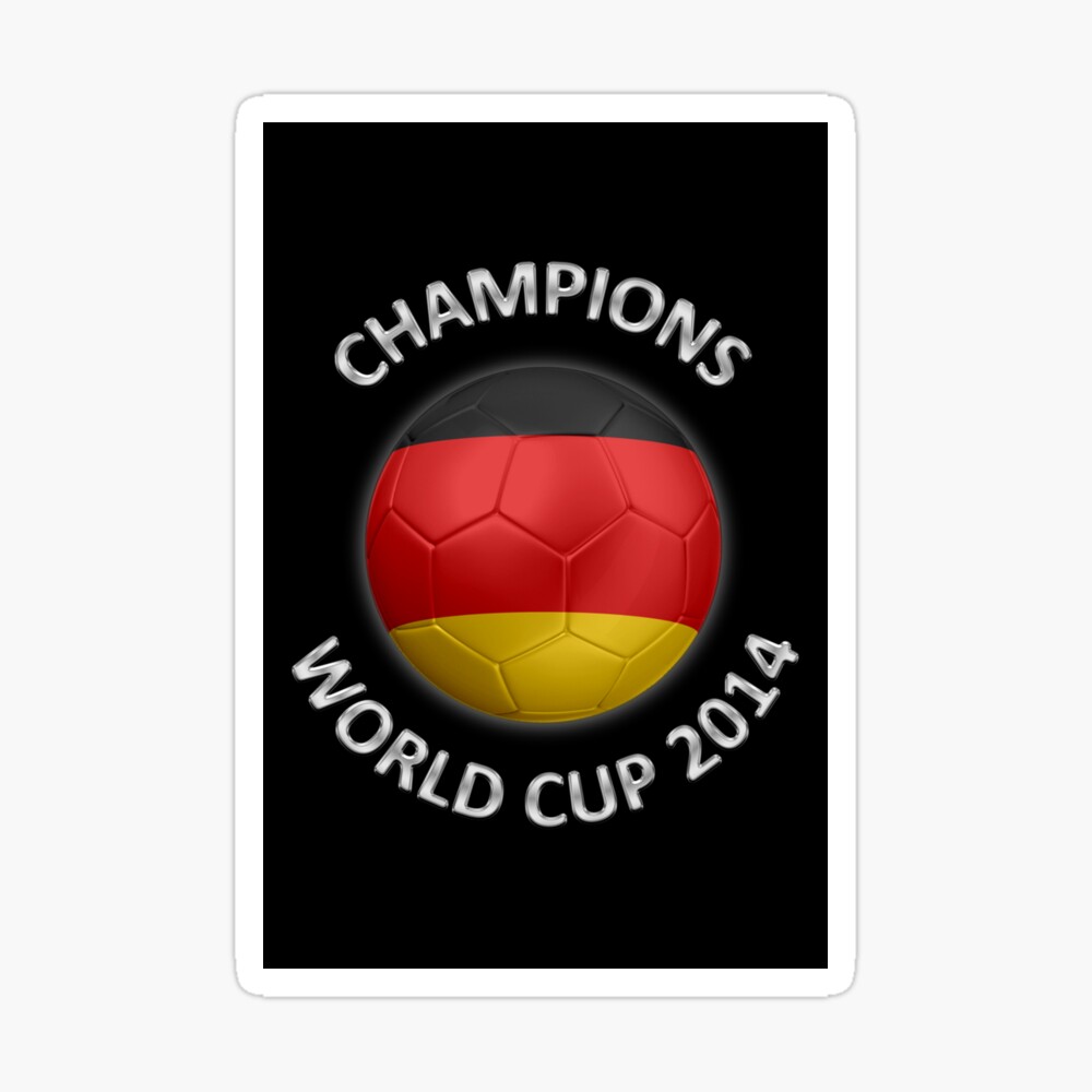 Germany World Cup Champions 14 German Flag Football Soccer Ball Greeting Card By Graphix Redbubble