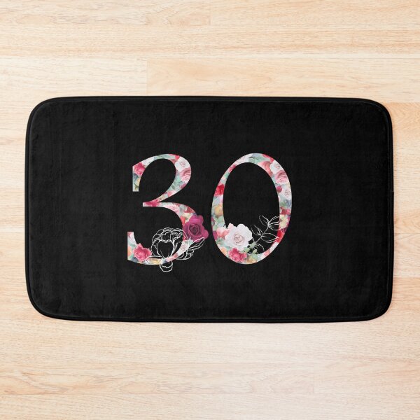 Item preview, Flower Number Thirty Spring Flower Bloom Celebrating 30 designed and sold by Space-Bug.
