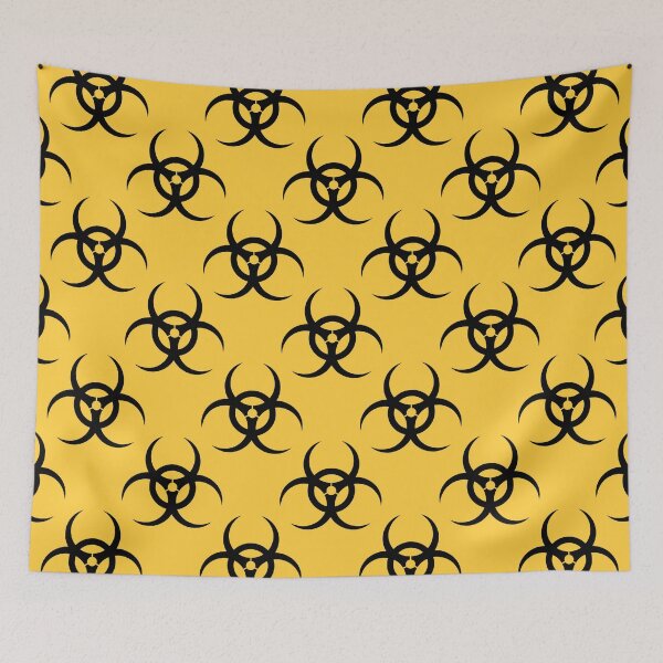 Item preview, Pattern of symbol of biohazard threat alert designed and sold by Argunika.