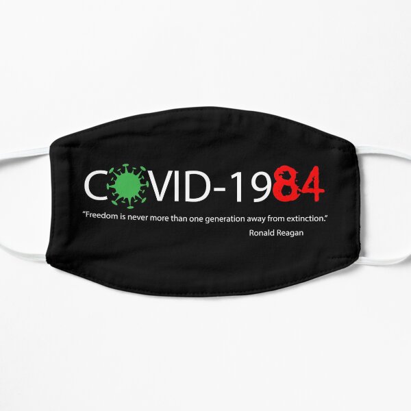 Covid 1984 Cita de Sabiduría Mascarilla