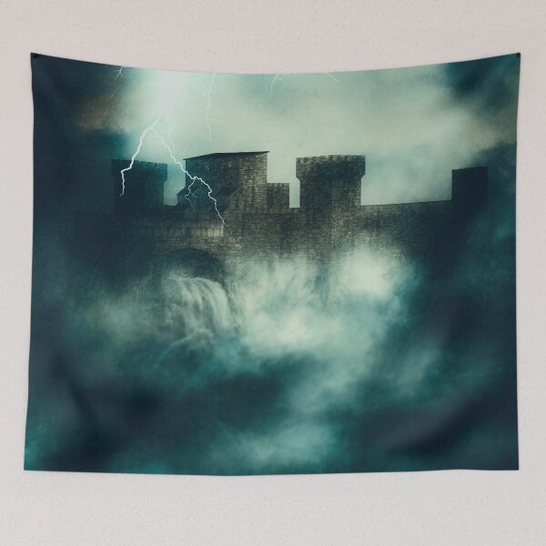 Item preview, Old castle in the fog designed and sold by AnnArtshock.